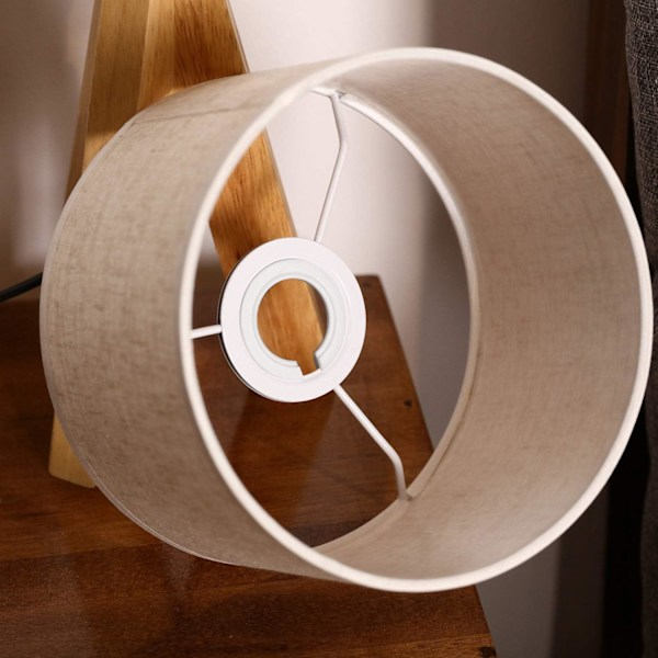 E27 till E14 Plast Skärm Ring Adapter, Skärm Reducering Ring för Montering av Edison Skruv Skärmar till Bajonett Lampfäste (10)
