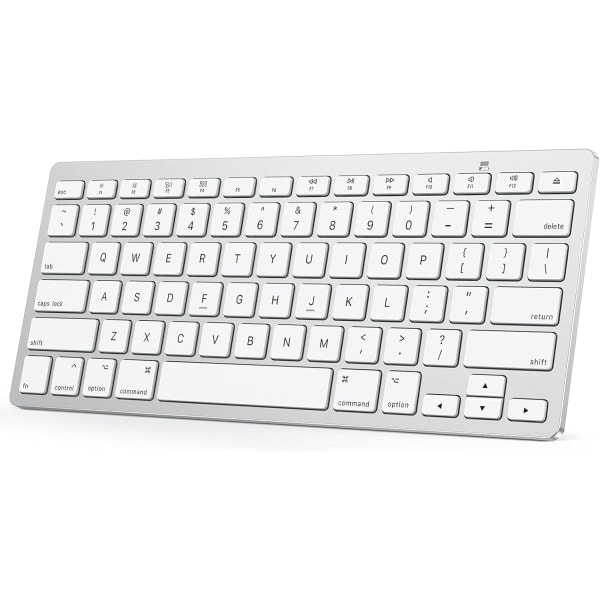 Bluetooth-tangentbord för Mac, kompakt trådlöst tangentbord kompatibelt