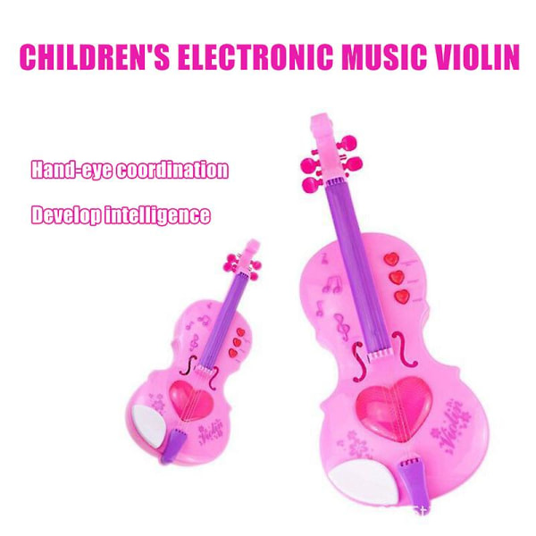 Barnsimulering fiolleksak Elektriskt musikinstrument med musikdemoljud Tidig barndomsutbildning leksaker