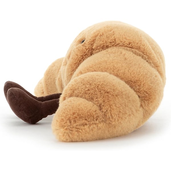 Jellycat Amuseables Croissant Plyschdjur, Liten 8,5 tum | Bakverksplysch | Rolig Present Röd