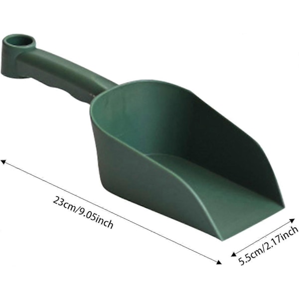 Hage Plast Spade, Multifunksjonelt Plast Graveredskap, Slitesterkt Graveredskap, Plastskjeer, Hagespade, Håndspade for Graving