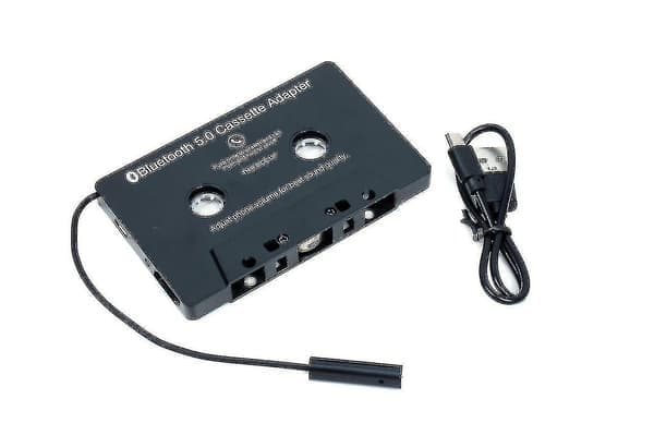 Bilradio Bluetooth Kassette til Aux Modtager, Kassetteafspiller Desktop Bluetooth 5.0 Aux Adapter (YJD)