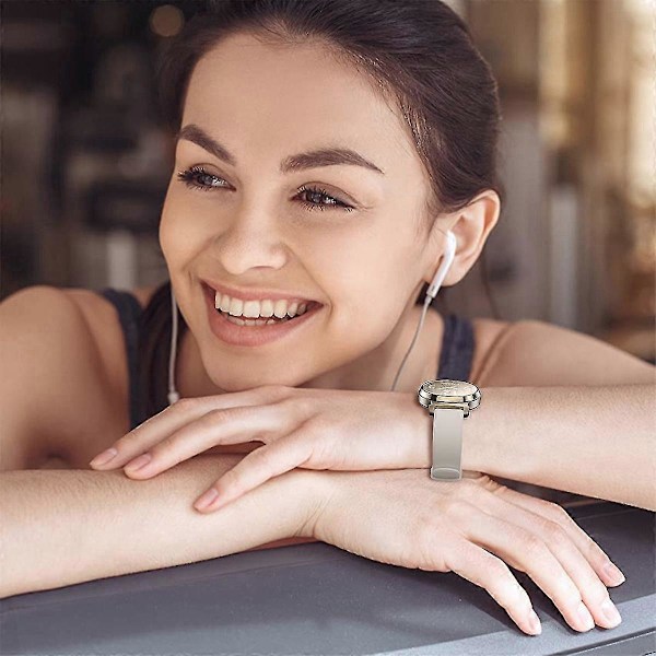 Silikonarmband för Garmin Lily 2 Sand Gray