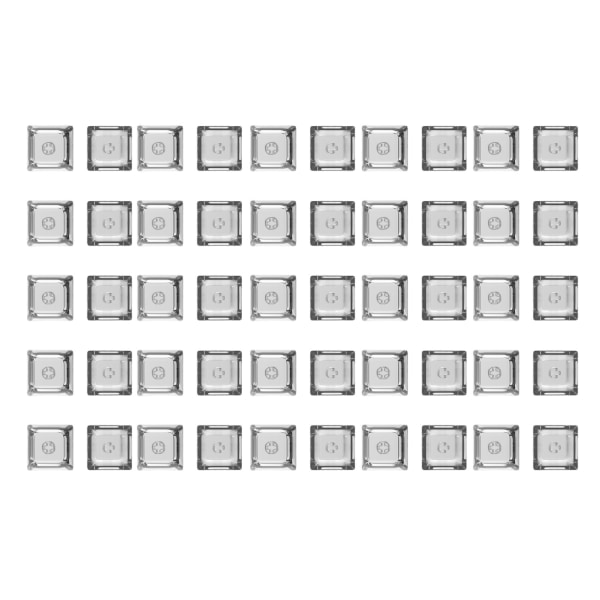 1U Transparent XDA Keycaps för Gamng Mekaniska Tangentbord 1U 1,4 mm Tjocklek Förbättra Dina Skrivupplevelser 8-1000PCS 12pcs 12pcs