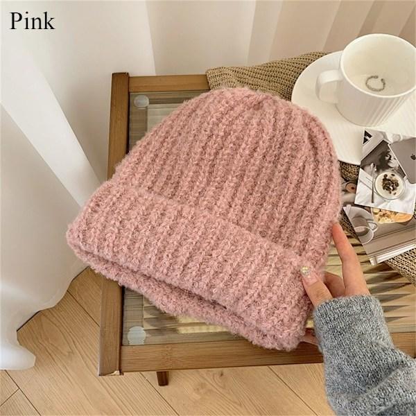 Stickad mössa Hattar ROSA