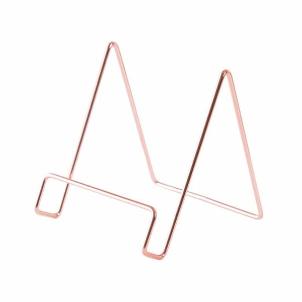 Bokhylla Bokhållare för Läsning Display Kök Perfekt för Läsning, Kokboksställ, Musikbok Dokument (Rose Gold)