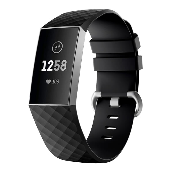 FOR Fitbit Charge 3/4 armbånd silikone