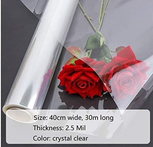 Transparent Cellofanpapper, Florist Cellofanrulle Presentpapper