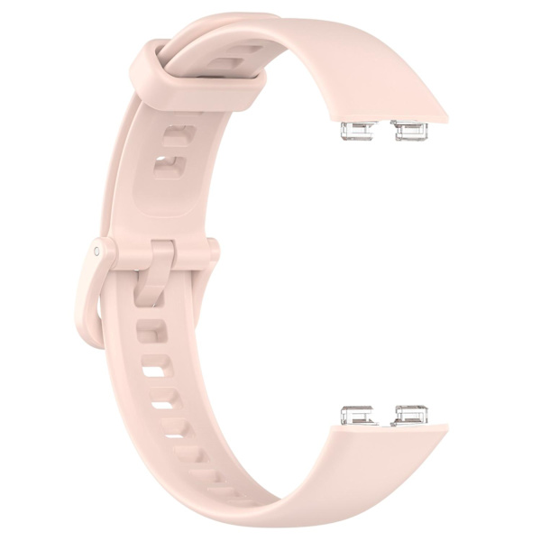 Huawei Band 8:lle Silikoniranneke Vedenpitävä Pehmeä Kellon Ranneke Light pink Type K Huawei Band 8