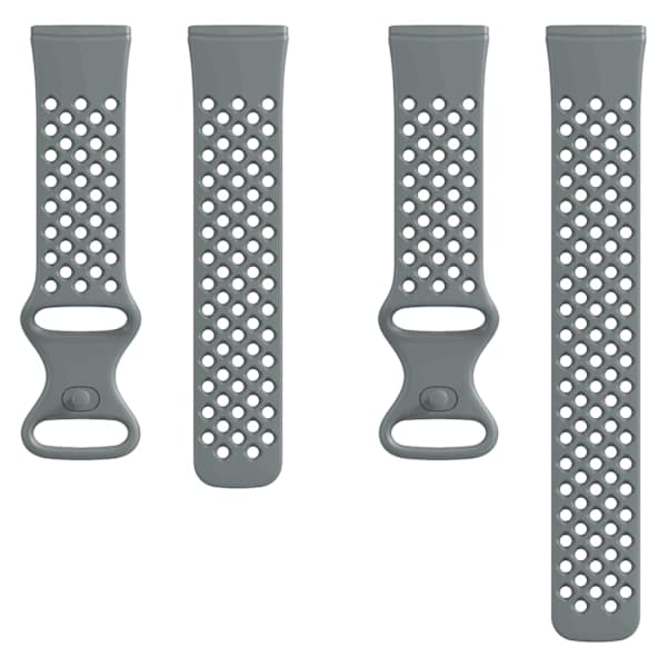 Silikonrem til Fitbit Versa 3 / Fitbit Sense Grå Grå