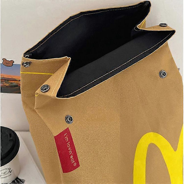McDonalds ryggsäck med tryckt mönster för resor