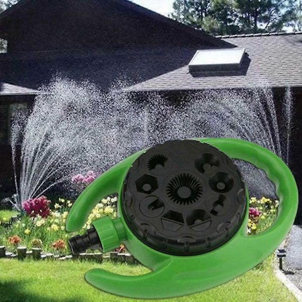Sprinkler med 9 forskjellige dyser Automatisk En Sprinkler Diameter 360 De Roterende Sprinkler