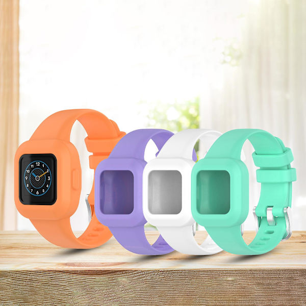 Armbands för Garmin Fit JR3/Vivofit Jr.3 - Enstycke Mjuk Silikon Armband Red