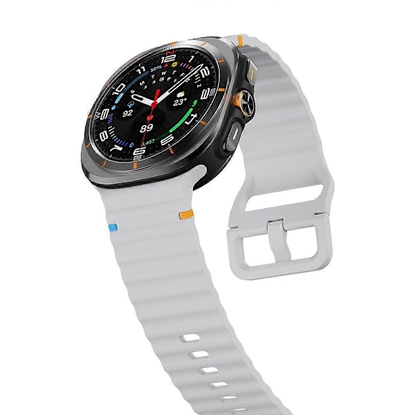 Silikon Urrem til Samsung Galaxy Watch Ultra 47mm Light Grey