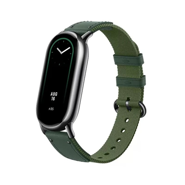 Armbands för Klocka Vattentät Silikon Rem Hållbar Snygg Ersättningsarmband för Xiaomi Smart Band 8 Green