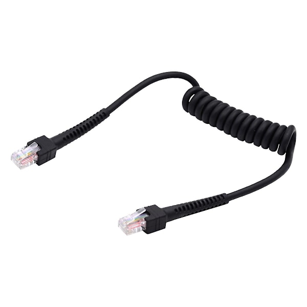 UT-019-1.0M RJ45 Hann til Cat6 Hann 8P8C UTP Strekkbar Spiral Kabel LAN Ethernet Nettverkskabel 100
