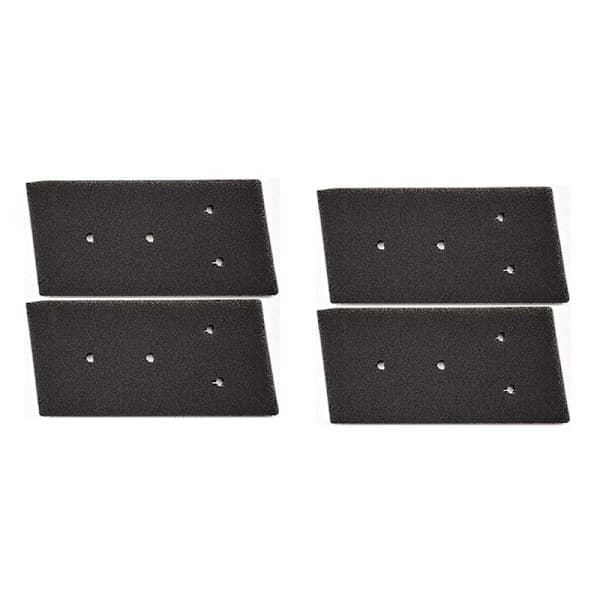 Tørretumblerfilter 4-pak Sort Whirlpool 481010716911 Sort
