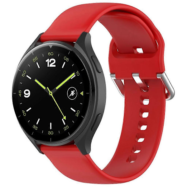 Rannekkeen silikoninen vaihtohihna V9 PRO:lle Red