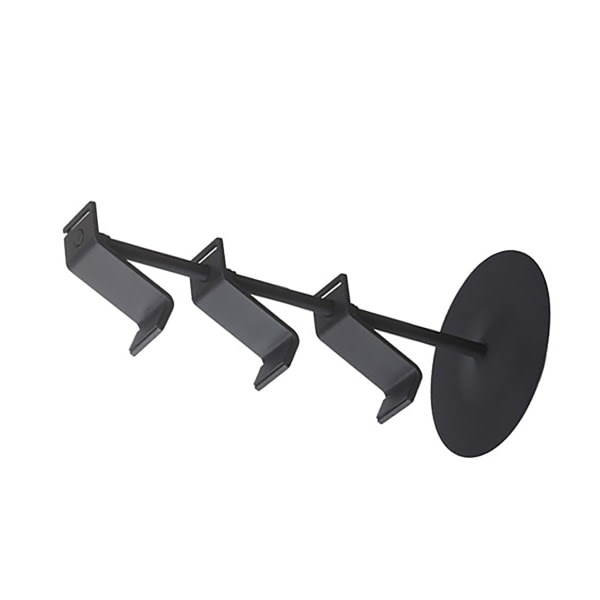3-lags spilcontroller opbevaringsstativ hul hovedtelefon spil konsol controller holder stand arrangør til XBOX sort