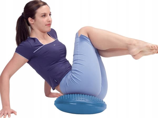 Balanskudde med pump – 32 cm Rosa