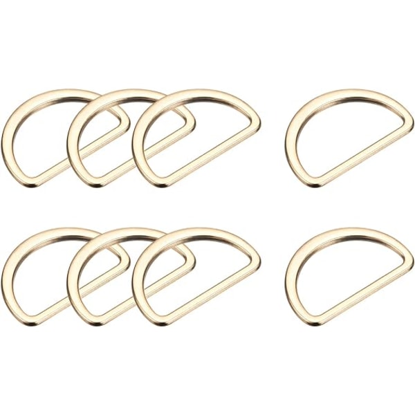 Metall D-ringar Spänne, Svetsade D-ringar Spänne för sömnad klädremmar Väskor Bält DIY Tillbehör