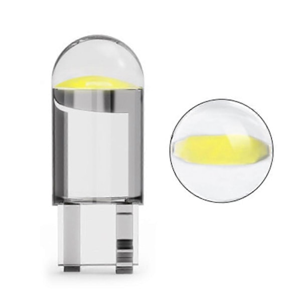 2 kpl T10 W5W COB LED-autonvalot Rekisterikilven Valo Canbus Kiila Selvitysvalo Blue