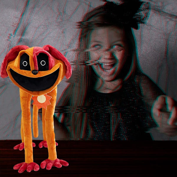 Hymyilevät Critters -pehmolelu, 15 tuuman söpö dogday-pehmolelu, hymyilevät critters dogday-pehmolelu, pääsiäis- ja syntymäpäivälahjat pojille, tytöille ja pelifaneille