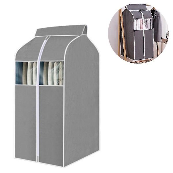 Hængende Tøjpose Tøjpose Organizer Opbevaring Støvbestandig Tøjcover CY Grey60x48x120