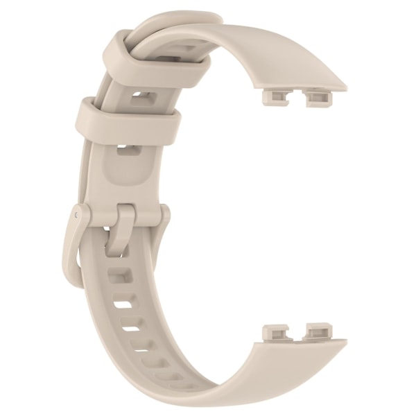 Silikonarmband för Huawei Band 8, Vattentätt Sportarmband White, Ivory White Huawei Band 8