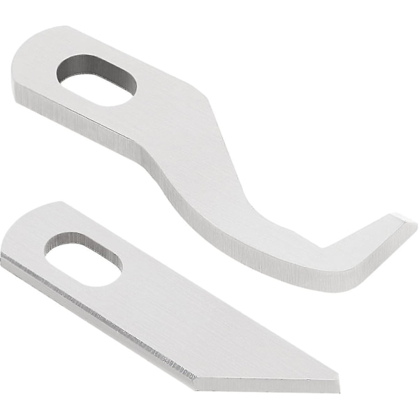 Øvre og nedre kniver til overlock, sett med øvre og nedre kniv, kompatibelt med Singer S14-68 S14-69 S14-77 S14-78 S14-79, kompatibelt med Pfaff Element 1450OL