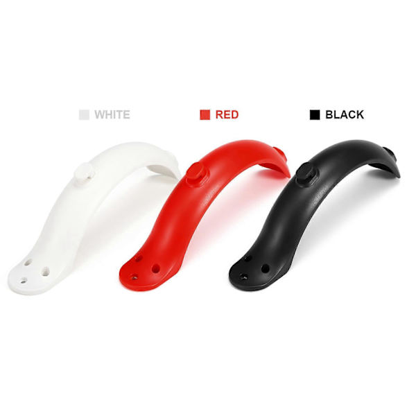 Scooter Bakskärm Bakskärm Fender för Xiaomi M365 Bakskärm Scooter Ersättning Tillbehör White