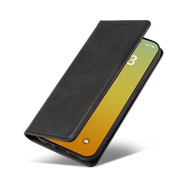 Velegnet til iPhone 15 mobiltelefoncover, Apple 14 mobiltelefon lædercover, kompatibel sort sort iPhone 15 plus black iPhone 15 plus
