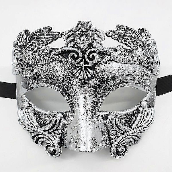 Maskeradmask för Män - Grekisk Romersk Venetiansk Mask Mardi Gras Mask Gold