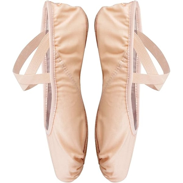 Balett Dansskor Split Sole Flat Gymnastik Dansskor