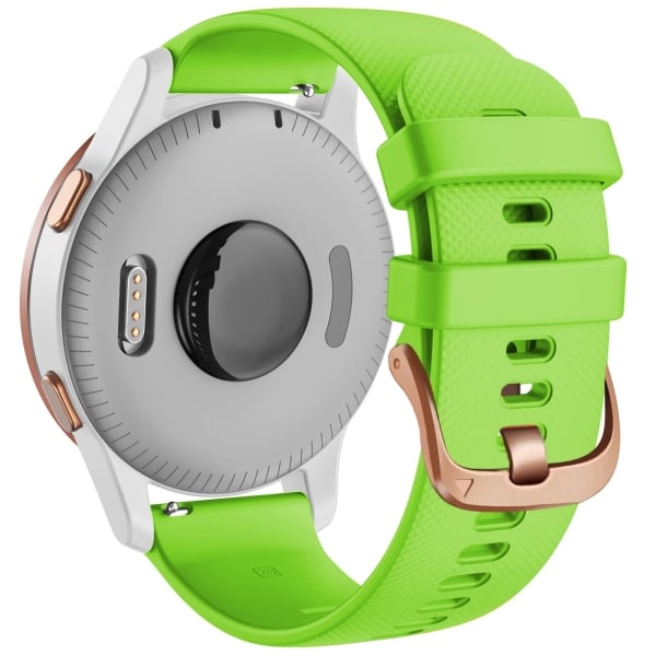 18mm 20mm Rem til Garmin Venu Sq 2 Plus Vivoactive 4S Smartwatch Armbånd Venu 3S 2S Vivoactive 3 5 Udskiftningsarmbånd Grøn 20mm Til Venu Sq Green 20mm For Venu Sq