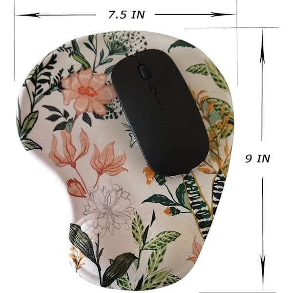 Tynn Mini Gel Musematte Datamaskin Estetisk Ergonomisk Musematte Liten Musematte med Håndleddsstøtte for