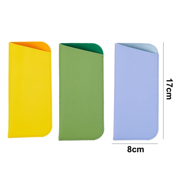 3 Pack Soft Case Naisten Aurinkolasit Case Style4
