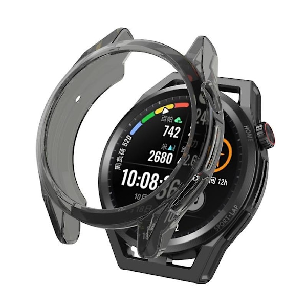 TPU Suojakotelo Huawei Watch GT3 SE/GT Runner 46mm -kelloille, galvanoidulla puskurisuojuksella