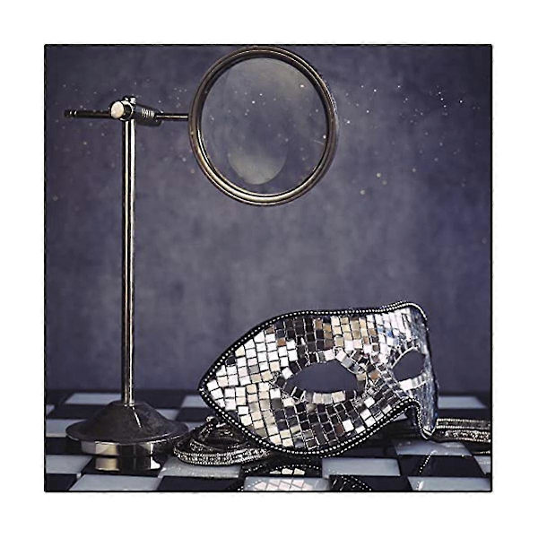 4320 st självhäftande mosaik spegelplattor i silver för hantverk, för discoklotsstickers hantverk, heminredning (5x5 mm, silver)