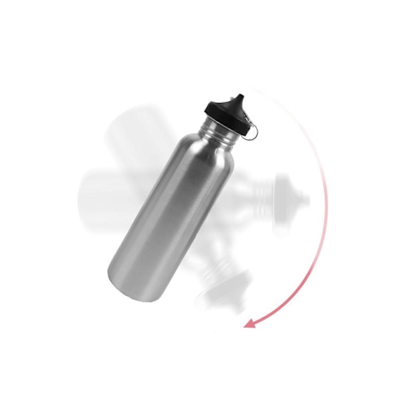 Uudelleenkäytettävät Vedenpullot Laajalla Suulla Ruostumattomasta Teräksestä Valmistettu Urheilupullo Aikuisten Käyttöön 500ml Steel cover