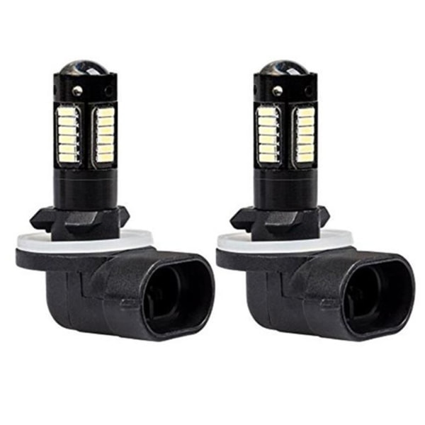 DRL-polttimot 6500K valkoinen 30SMD 4014 881 880 H27 LED-vaihtoautojen sumuvalot