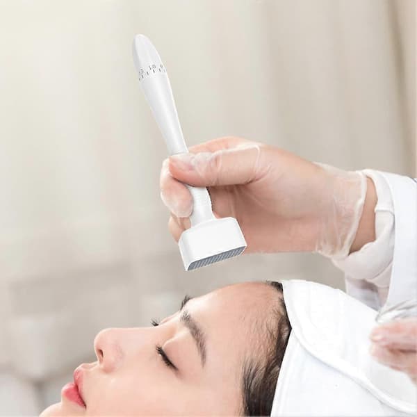 Justerbar Microneedling Derma Stamp - 140 Titanpinner Profesjonell Mikronål