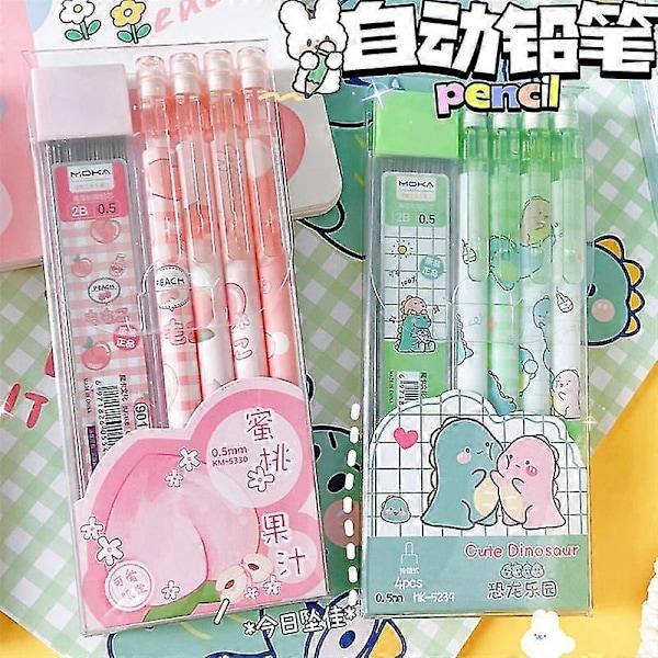 Zoecor Kawaii Mekanisk Blyant Tegneserie | Skoleartikler Mekaniske Blyanter - Kawaii - 6 Pencil