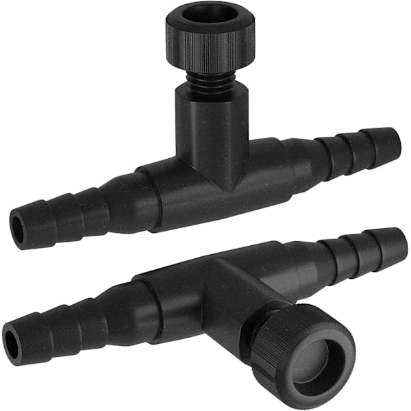 Akkvarium Luftkontrollventiler for 0.4cm ID Luftslange Enveis Plast Luftstrøm Regulatorer Justerbar