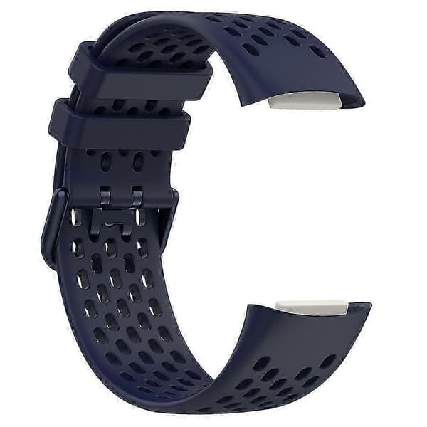 Udskiftningsarmbånd til Fitbit Charge 6/Charge 5, åndbar silikone rem til smartwatch Style G Multicolor
