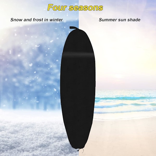 Surfboard Sokker Deksel, Surfboard Oppbevaringsdeksel, Surfboard Reiseveske Veskedeksel for Skimboard for God Regntett Effekt 230x50cm