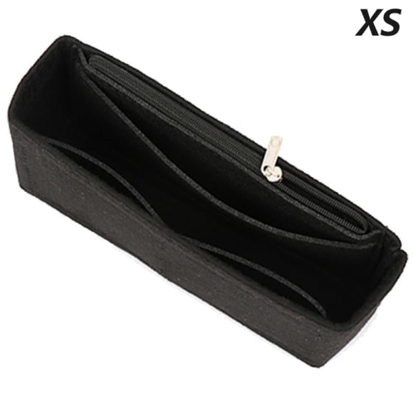Filtstofpose Indlæg Velegnet til Luksuspose Indsats Organizer Cosme - Perfet Sort XS Black XS