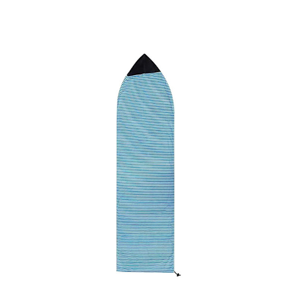 Surfboard-sukkasuojus, 8ft nopeasti kuivuva joustava surffilaudan laukku, jossa kiristysnyörisuljin ja pehmustettu nenäsuoja surffauslisävarusteet