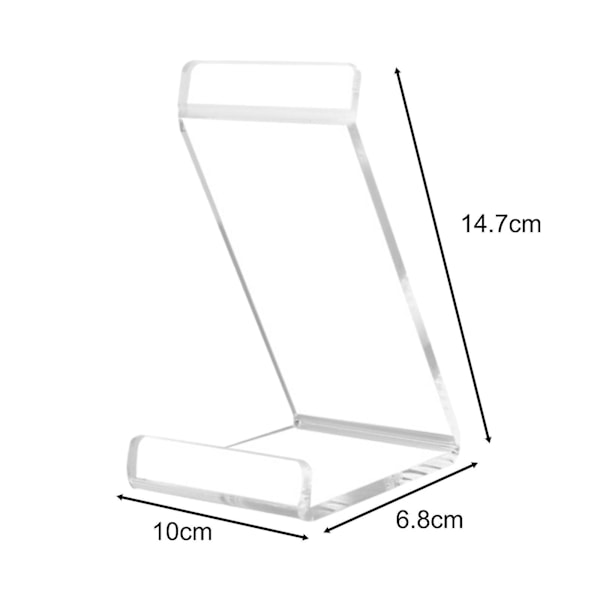 Akryylinen vinyylilevyjen pidike, kirkas näyttöteline asiakirjoille, lehdille, kirjoille, 1 kpl 2pcs 10cmx6.8cmx14.7cm