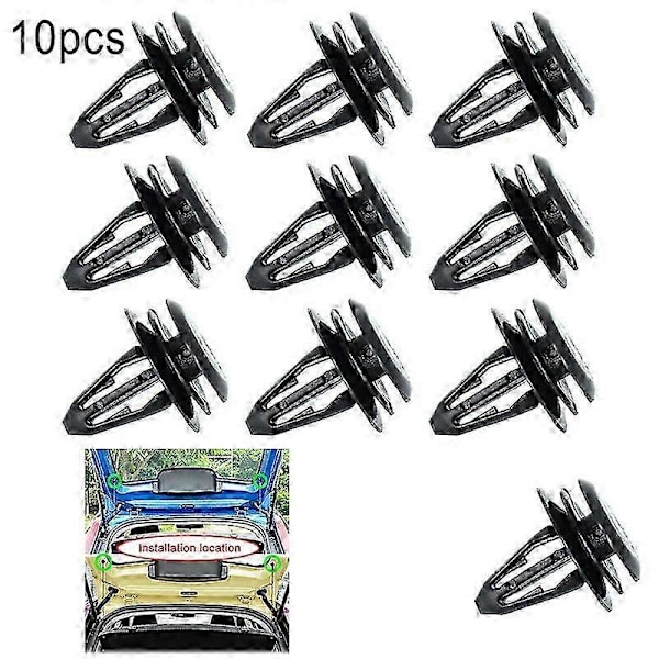 10x För MG ZS MG3 Bakre Bagageutrymme Lastskydd Paket Hylla Snöre Klämmor Fäste s202412245752